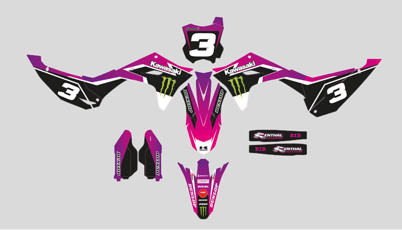 Ready Made Editable designs (Full Bundle pack ) 150 files MX and Enduro / ready for printing - AndDesign Motocross Templates