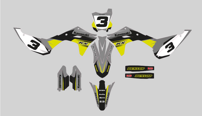 Ready Made Editable designs (Full Bundle pack ) 150 files MX and Enduro / ready for printing - AndDesign Motocross Templates