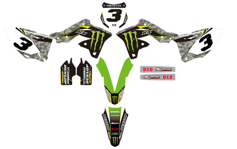 Ready Made Editable designs (Full Bundle pack ) 150 files MX and Enduro / ready for printing - AndDesign Motocross Templates
