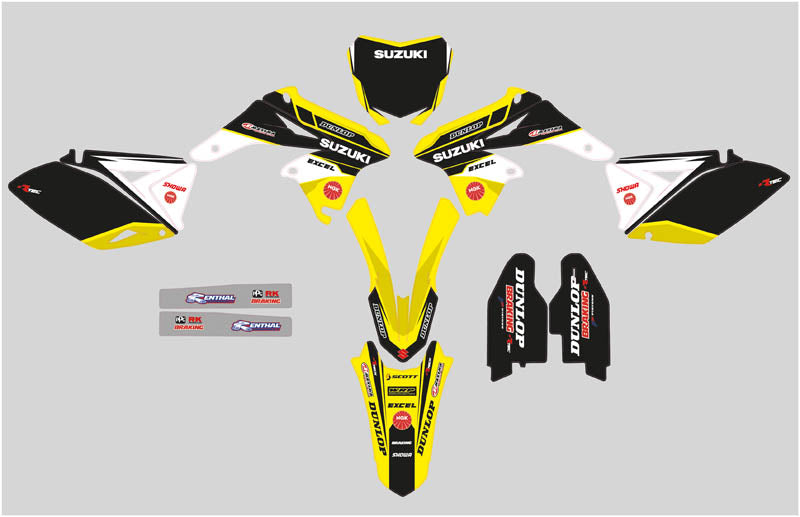 Ready Made Editable designs (Full Bundle pack ) 150 files MX and Enduro / ready for printing - AndDesign Motocross Templates