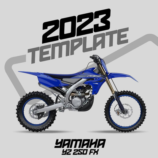 YAMAHA YZ 250FX (2023) Template - AndDesign Motocross Templates