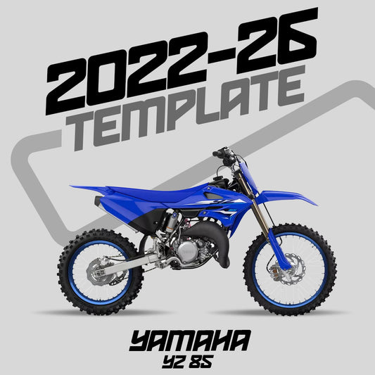 Yamaha YZ85 (2022-2026) Template - AndDesign Motocross Templates