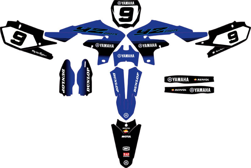 Ready Made Editable designs (Full Bundle pack ) 150 files MX and Enduro / ready for printing - AndDesign Motocross Templates