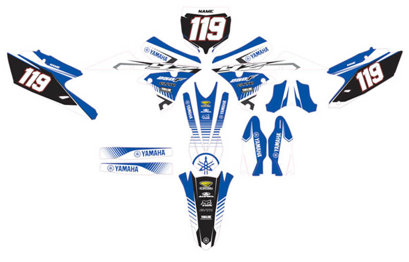 Ready Made Editable designs (Full Bundle pack ) 150 files MX and Enduro / ready for printing - AndDesign Motocross Templates