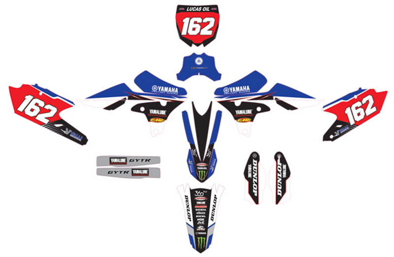 Ready Made Editable designs (Full Bundle pack ) 150 files MX and Enduro / ready for printing - AndDesign Motocross Templates
