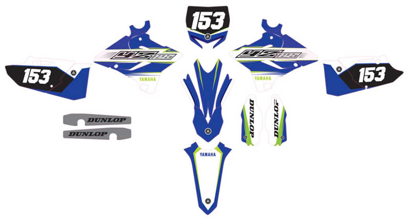 Ready Made Editable designs (Full Bundle pack ) 150 files MX and Enduro / ready for printing - AndDesign Motocross Templates