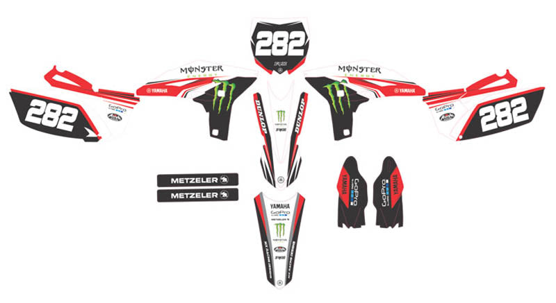 Ready Made Editable designs (Full Bundle pack ) 150 files MX and Enduro / ready for printing - AndDesign Motocross Templates