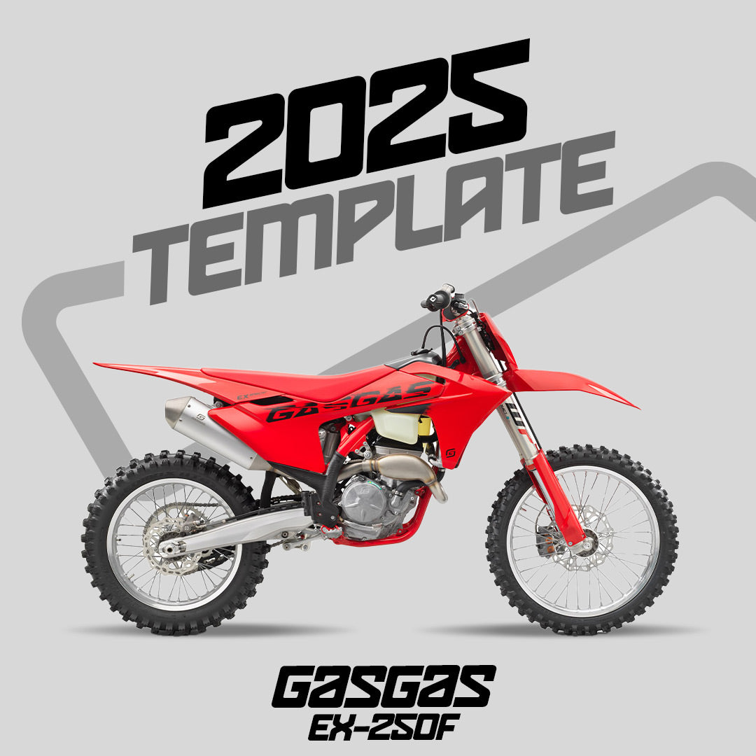 GASGAS EX 250F (2025) Template - AndDesign Motocross Templates