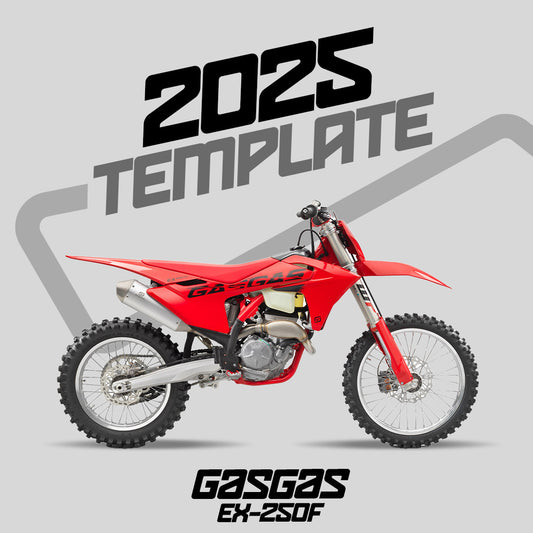 GASGAS EX 250F (2025) Template - AndDesign Motocross Templates