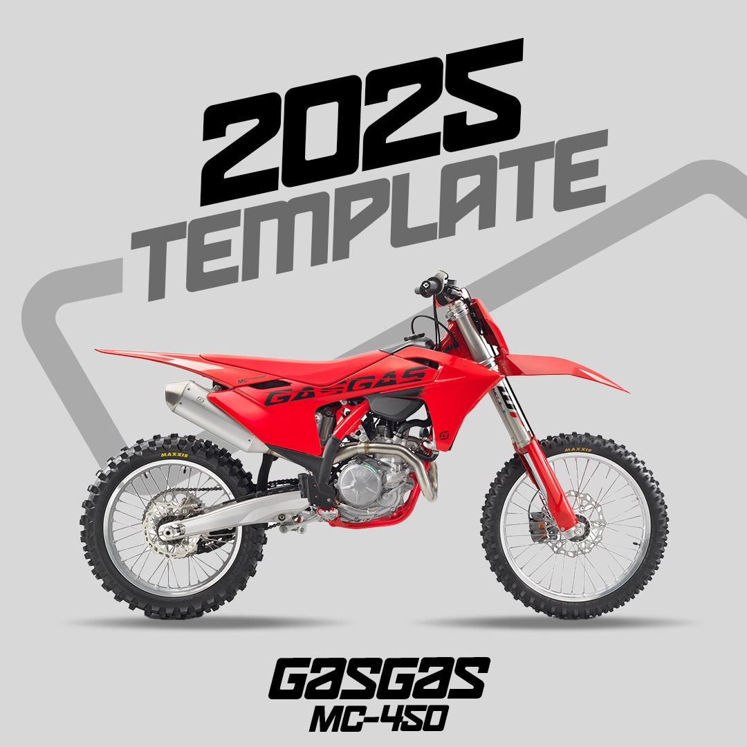 GASGAS MC 450 (2025) Template - AndDesign Motocross Templates