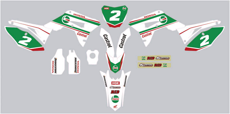 Ready Made Editable designs (Full Bundle pack ) 150 files MX and Enduro / ready for printing - AndDesign Motocross Templates