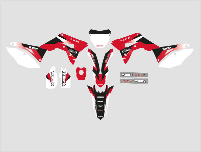 Ready Made Editable designs (Full Bundle pack ) 150 files MX and Enduro / ready for printing - AndDesign Motocross Templates