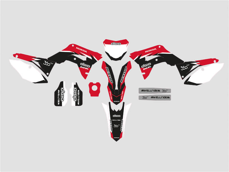 Ready Made Editable designs (Full Bundle pack ) 150 files MX and Enduro / ready for printing - AndDesign Motocross Templates