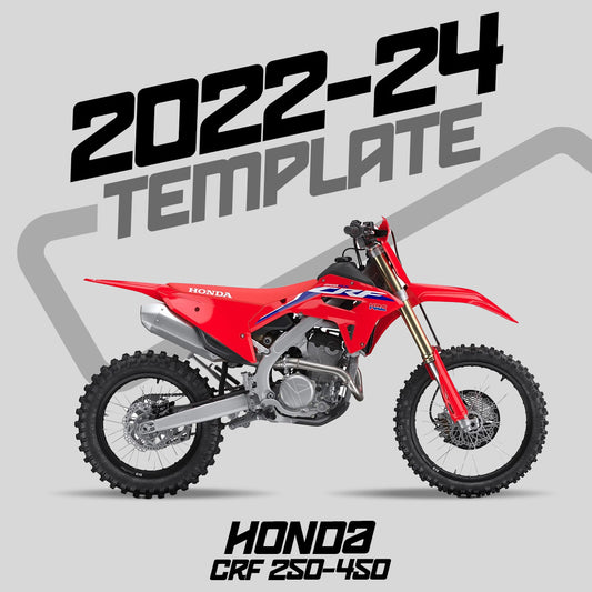 HONDA CRF 250-450 (2022-2024) Template - AndDesign Motocross Templates
