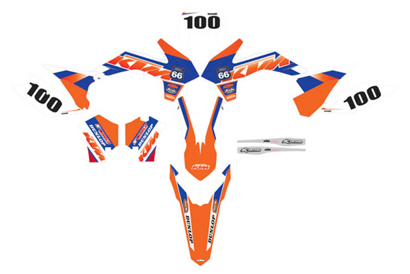 Ready Made Editable designs (Full Bundle pack ) 150 files MX and Enduro / ready for printing - AndDesign Motocross Templates