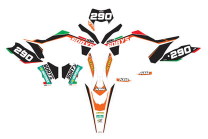 Ready Made Editable designs (Full Bundle pack ) 150 files MX and Enduro / ready for printing - AndDesign Motocross Templates
