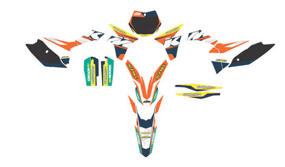 Ready Made Editable designs (Full Bundle pack ) 150 files MX and Enduro / ready for printing - AndDesign Motocross Templates