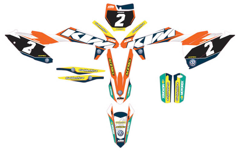 Ready Made Editable designs (Full Bundle pack ) 150 files MX and Enduro / ready for printing - AndDesign Motocross Templates