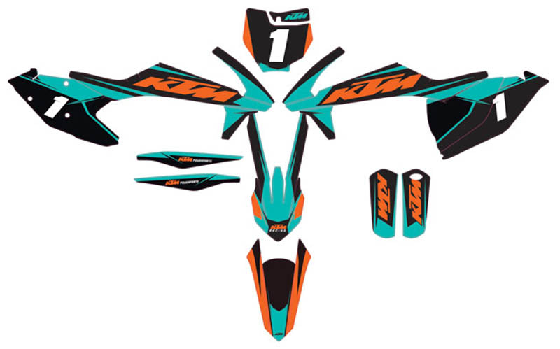 Ready Made Editable designs (Full Bundle pack ) 150 files MX and Enduro / ready for printing - AndDesign Motocross Templates