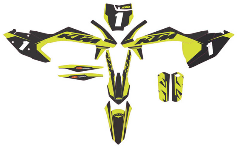 Ready Made Editable designs (Full Bundle pack ) 150 files MX and Enduro / ready for printing - AndDesign Motocross Templates