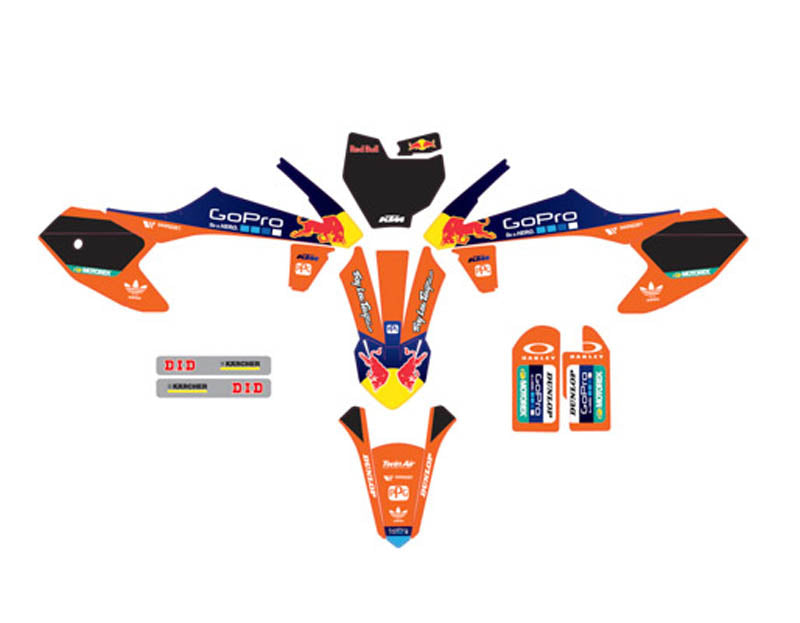 Ready Made Editable designs (Full Bundle pack ) 150 files MX and Enduro / ready for printing - AndDesign Motocross Templates