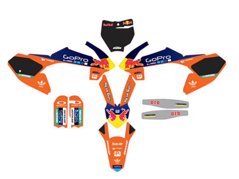 Ready Made Editable designs (Full Bundle pack ) 150 files MX and Enduro / ready for printing - AndDesign Motocross Templates