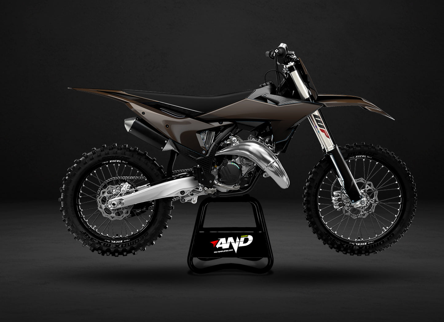 KTM SX 250 - 450 (2025) PSD Mockup Fully Customizable - AndDesign Motocross Templates