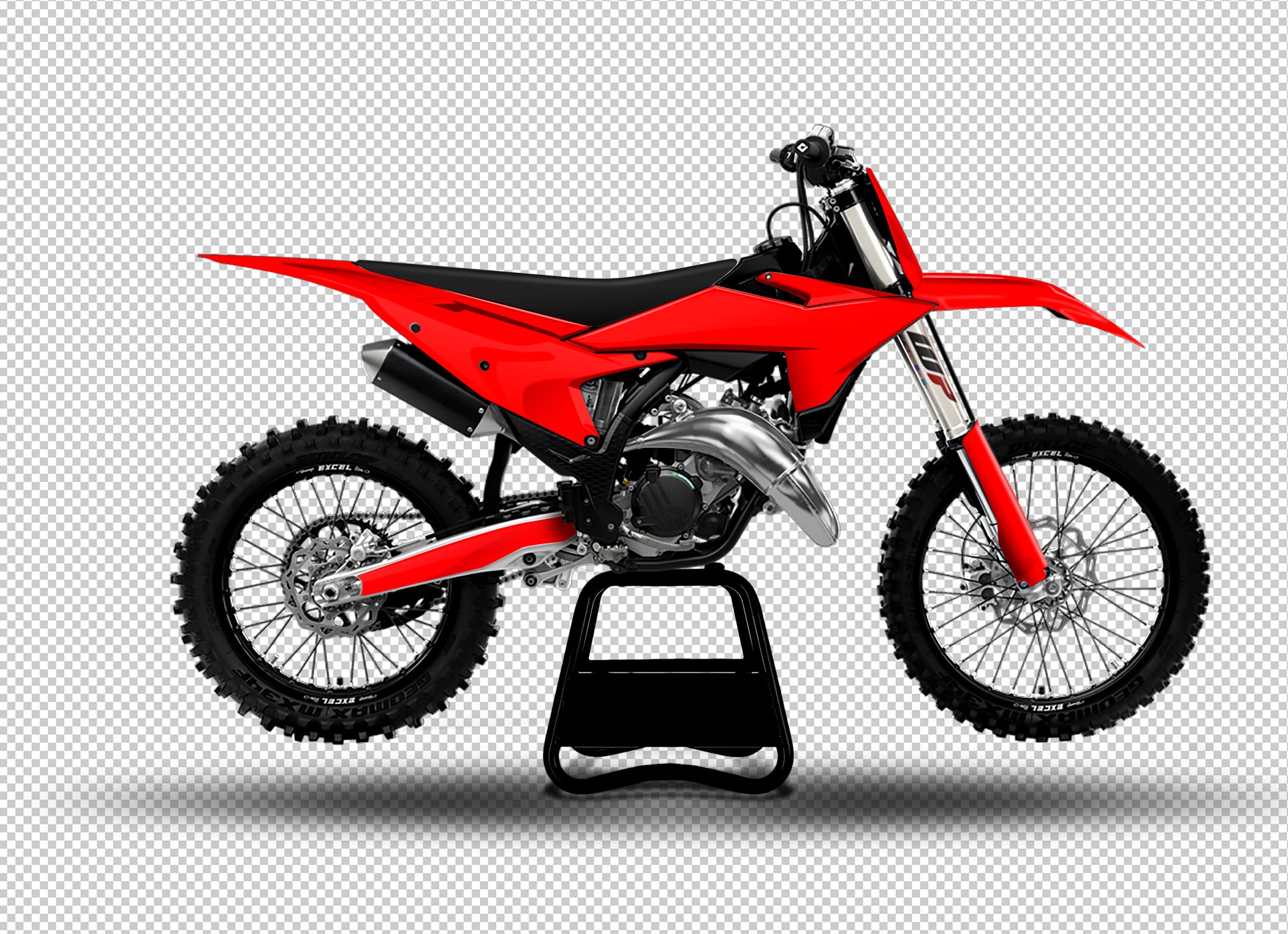 KTM SX 250 - 450 (2025) PSD Mockup Fully Customizable - AndDesign Motocross Templates