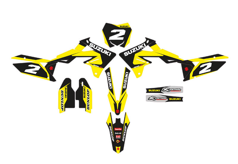 Ready Made Editable designs (Full Bundle pack ) 150 files MX and Enduro / ready for printing - AndDesign Motocross Templates