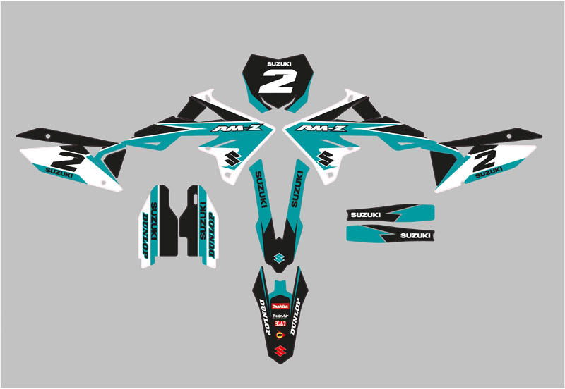 Ready Made Editable designs (Full Bundle pack ) 150 files MX and Enduro / ready for printing - AndDesign Motocross Templates