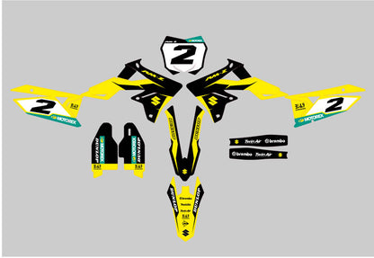 Ready Made Editable designs (Full Bundle pack ) 150 files MX and Enduro / ready for printing - AndDesign Motocross Templates