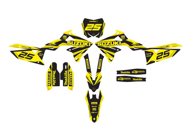 Ready Made Editable designs (Full Bundle pack ) 150 files MX and Enduro / ready for printing - AndDesign Motocross Templates