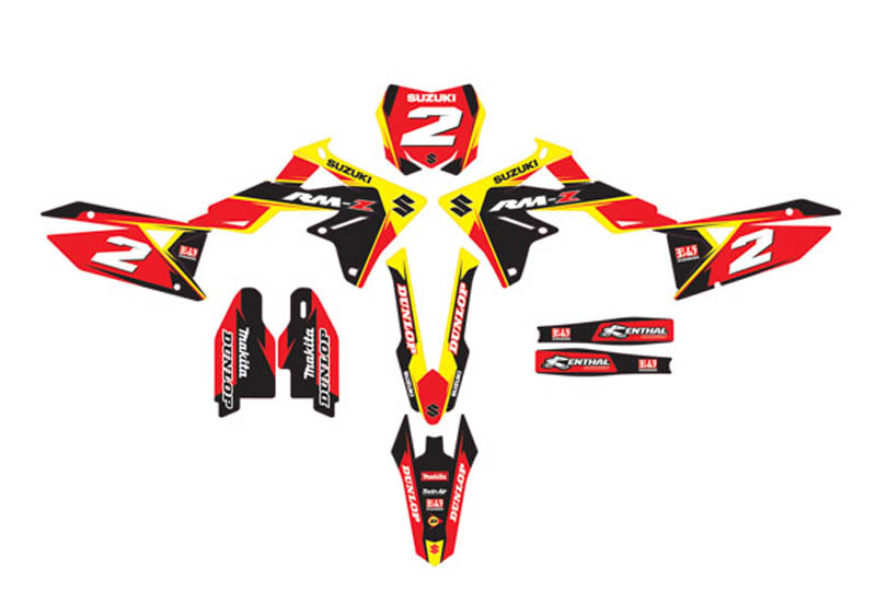 Ready Made Editable designs (Full Bundle pack ) 150 files MX and Enduro / ready for printing - AndDesign Motocross Templates