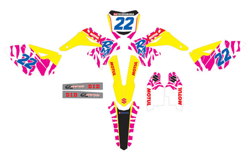 Ready Made Editable designs (Full Bundle pack ) 150 files MX and Enduro / ready for printing - AndDesign Motocross Templates