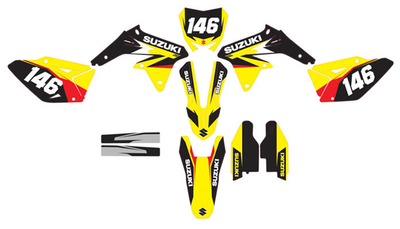 Ready Made Editable designs (Full Bundle pack ) 150 files MX and Enduro / ready for printing - AndDesign Motocross Templates