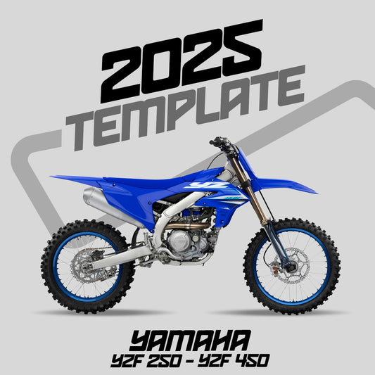 YAMAHA YZ 250F-450F (2025) Template - AndDesign Motocross Templates